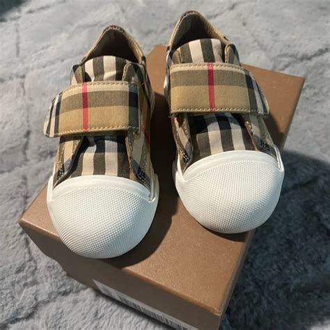 authentic burberry toddler shoes.